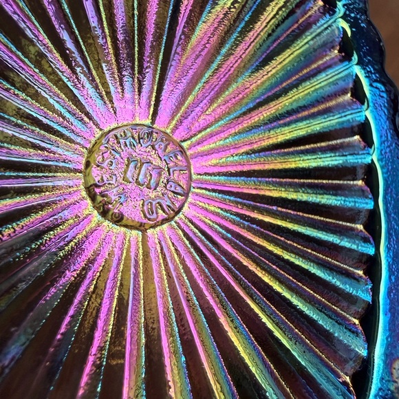 5 inch Rosso rooster on nest. Titanium carnival - Picture 8 of 9